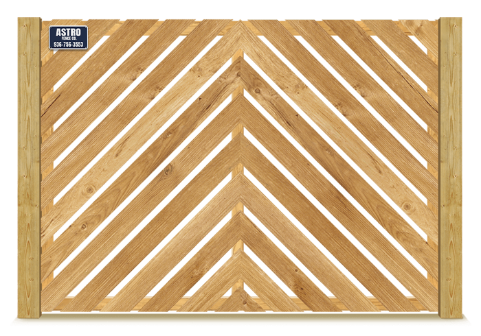 Wood Decorative Fencing in Montgomery County TX