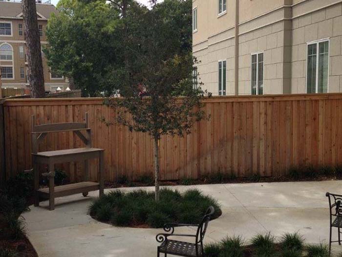 Commercial Wood Fence in Montgomery County TX