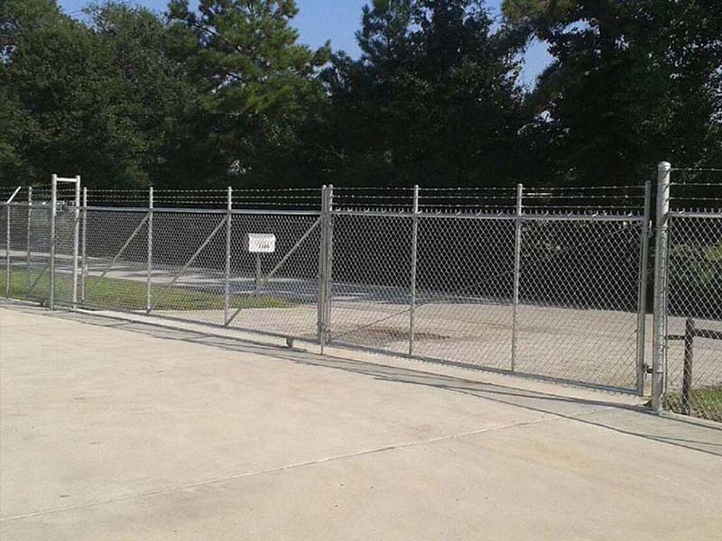 Commercial Gate Example in Conroe Texas