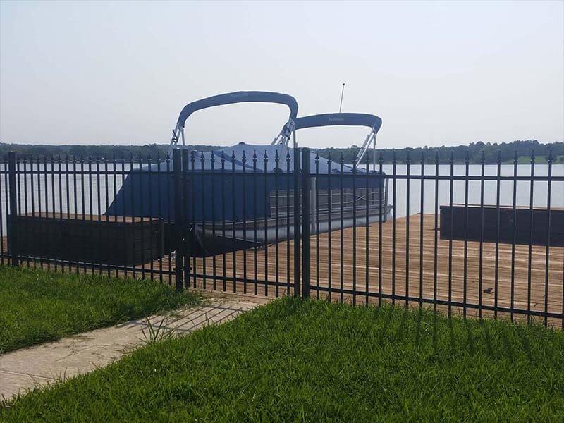 Light Commercial Gates Example in Conroe Texas