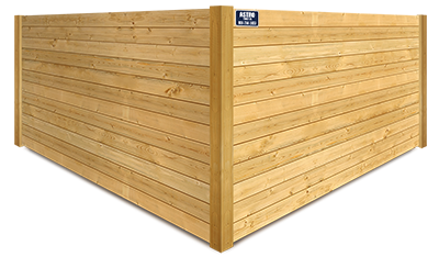 Hempstead TX horizontal style wood fence