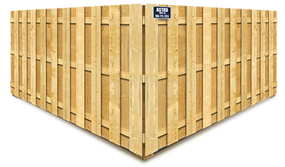 Hempstead TX shadowbox wood fence