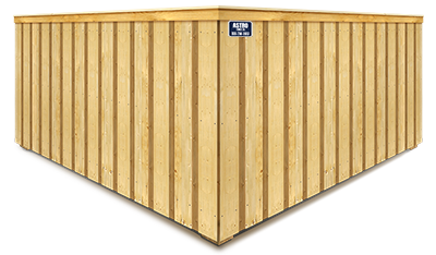 Katy TX board on board wood fence