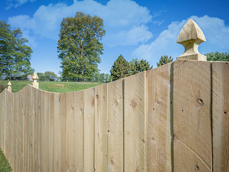Decorative Fence Example in Katy Texas